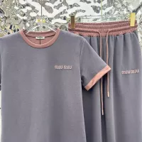 $76.00 USD MIU MIU Tracksuits Short Sleeved For Women #1318342