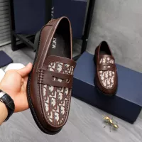 $100.00 USD Christian Dior Leather Shoes For Men #1318396