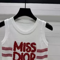 $80.00 USD Christian Dior T-Shirts Sleeveless For Women #1318429