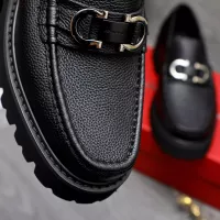 $88.00 USD Salvatore Ferragamo Leather Shoes For Men #1318437