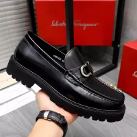 $88.00 USD Salvatore Ferragamo Leather Shoes For Men #1318439