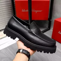 $88.00 USD Salvatore Ferragamo Leather Shoes For Men #1318449
