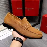 $88.00 USD Salvatore Ferragamo Leather Shoes For Men #1318453