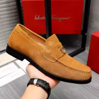 $88.00 USD Salvatore Ferragamo Leather Shoes For Men #1318458