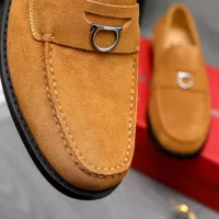 $88.00 USD Salvatore Ferragamo Leather Shoes For Men #1318458