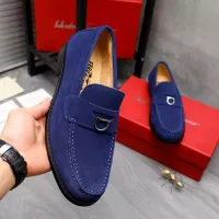 $88.00 USD Salvatore Ferragamo Leather Shoes For Men #1318459
