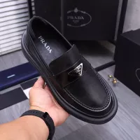 $96.00 USD Prada Leather Shoes For Men #1318465