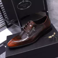 $100.00 USD Prada Leather Shoes For Men #1318468