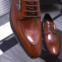 $100.00 USD Prada Leather Shoes For Men #1318469