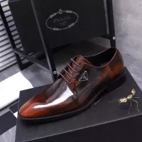 $100.00 USD Prada Leather Shoes For Men #1318471