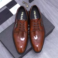 $100.00 USD Prada Leather Shoes For Men #1318472