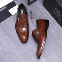 $100.00 USD Prada Leather Shoes For Men #1318472
