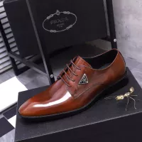 $100.00 USD Prada Leather Shoes For Men #1318472