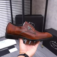 $100.00 USD Prada Leather Shoes For Men #1318472