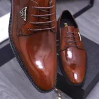 $100.00 USD Prada Leather Shoes For Men #1318472