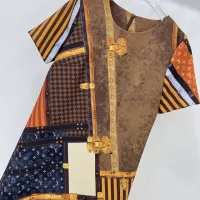 $108.00 USD Louis Vuitton LV Dresses Short Sleeved For Women #1318541