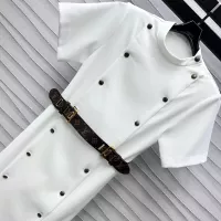 $85.00 USD Louis Vuitton LV Dresses Short Sleeved For Women #1318544