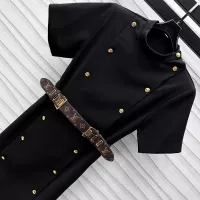 $85.00 USD Louis Vuitton LV Dresses Short Sleeved For Women #1318545