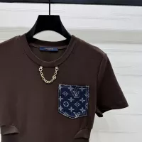 $64.00 USD Louis Vuitton LV Dresses Short Sleeved For Women #1318567