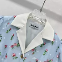 $130.00 USD MIU MIU Dresses Short Sleeved For Women #1318594