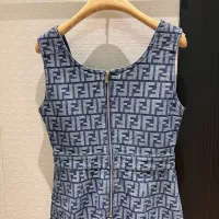 $132.00 USD Fendi Dresses Sleeveless For Women #1318637