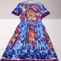 $98.00 USD Dolce & Gabbana Dresses Short Sleeved For Women #1318638