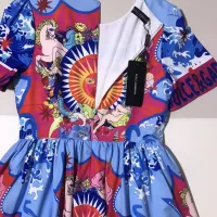 $98.00 USD Dolce & Gabbana Dresses Short Sleeved For Women #1318638