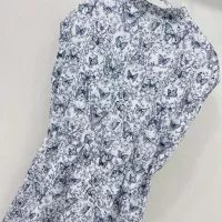 $118.00 USD Christian Dior Dresses Sleeveless For Women #1318673
