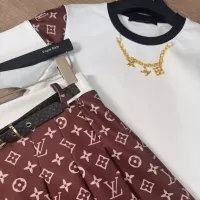 $82.00 USD Louis Vuitton LV Tracksuits Short Sleeved For Women #1318681