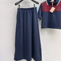 $88.00 USD MIU MIU Tracksuits Short Sleeved For Women #1318901