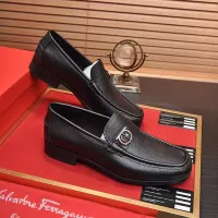 $98.00 USD Salvatore Ferragamo Leather Shoes For Men #1319123