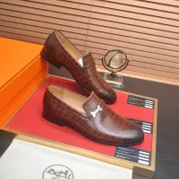 $100.00 USD Hermes Leather Shoes For Men #1319140