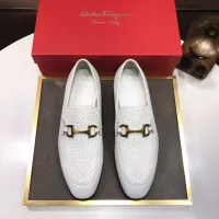 $102.00 USD Salvatore Ferragamo Leather Shoes For Men #1319147