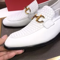 $102.00 USD Salvatore Ferragamo Leather Shoes For Men #1319147