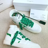 $112.00 USD Off-White High Tops Shoes For Women #1319160