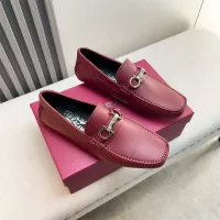 $100.00 USD Salvatore Ferragamo Leather Shoes For Men #1319304