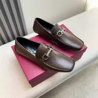 $100.00 USD Salvatore Ferragamo Leather Shoes For Men #1319305