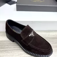 $105.00 USD Prada Leather Shoes For Men #1319318