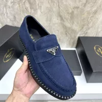 $105.00 USD Prada Leather Shoes For Men #1319319