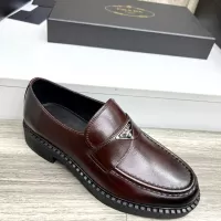 $105.00 USD Prada Leather Shoes For Men #1319321
