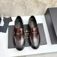 $105.00 USD Prada Leather Shoes For Men #1319321