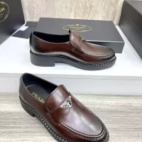 $105.00 USD Prada Leather Shoes For Men #1319321