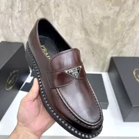 $105.00 USD Prada Leather Shoes For Men #1319321