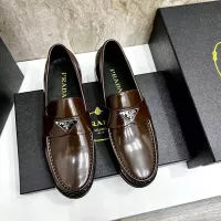 $155.00 USD Prada Leather Shoes For Men #1319323