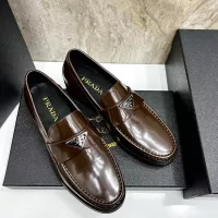 $155.00 USD Prada Leather Shoes For Men #1319323