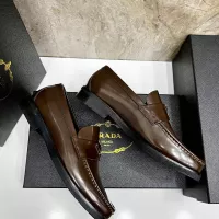 $155.00 USD Prada Leather Shoes For Men #1319323