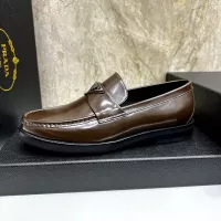 $155.00 USD Prada Leather Shoes For Men #1319323