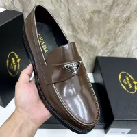 $155.00 USD Prada Leather Shoes For Men #1319323