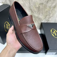 $155.00 USD Prada Leather Shoes For Men #1319325