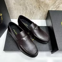 $155.00 USD Prada Leather Shoes For Men #1319327